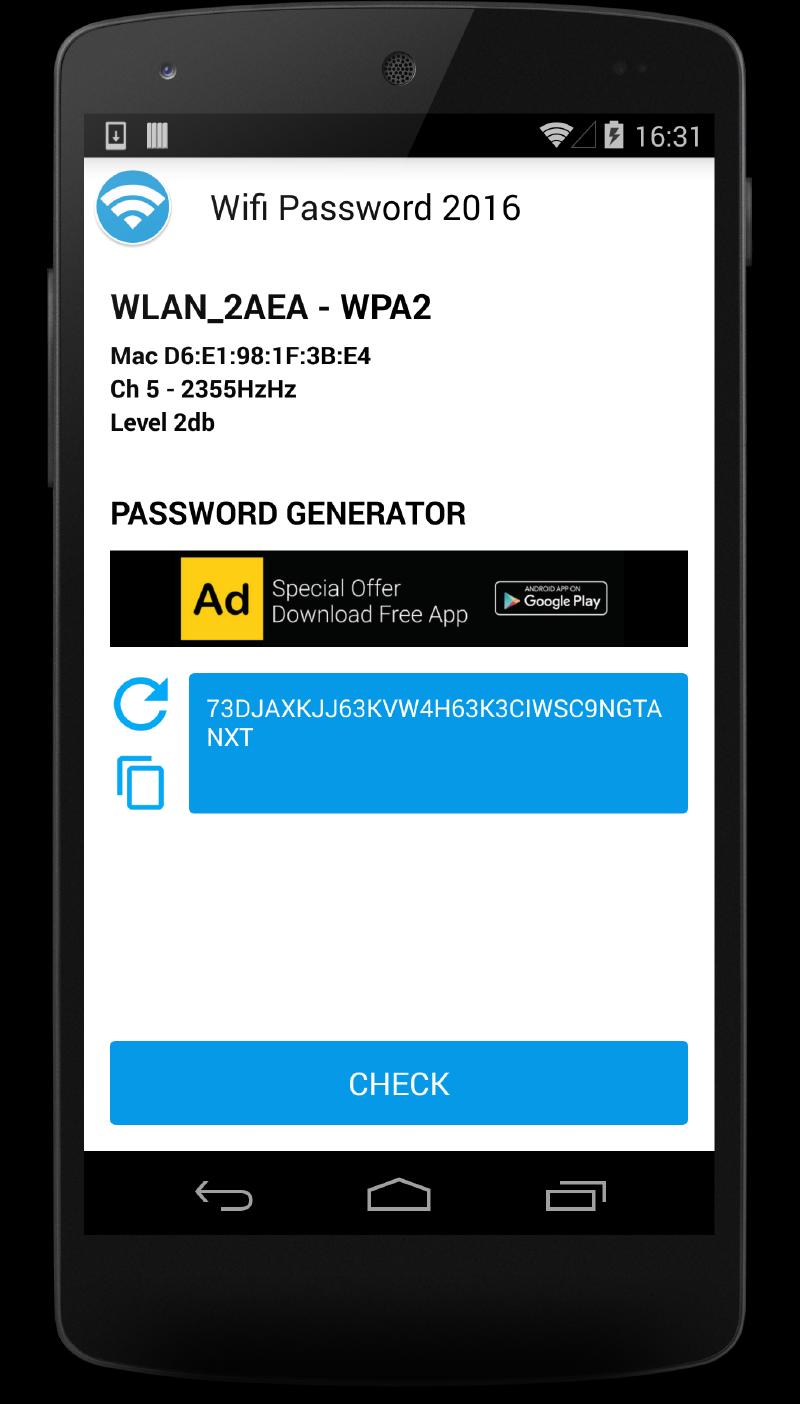 Скачать пароль wifi WIFI ПАРОЛЬ