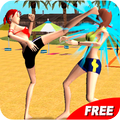 Volleyball Beach Girl Fight