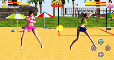 Volleyball Beach Girl Fight capture d'écran 2