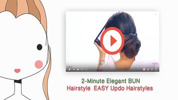 Twist Updo Прическа Guides постер