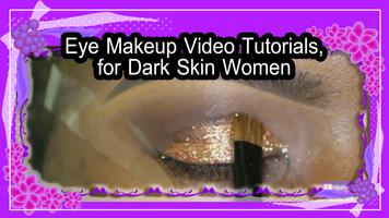 Guide de maquillage des yeux pour Dark Skin Affiche