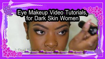 Guía de maquillaje de ojos para la piel oscura captura de pantalla 1