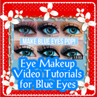 Maquillage des yeux pour Blue Eyes Guides icône