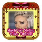 Short Hair Styling Guides-icoon