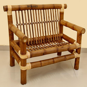 bamboo chair model icon