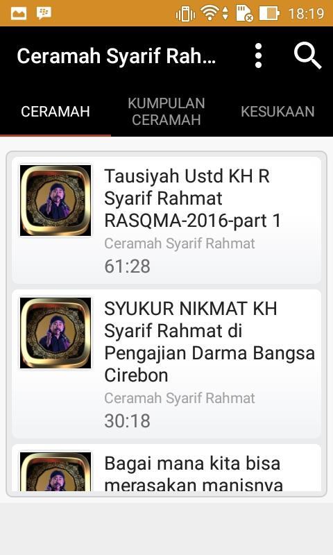Ceramah Ustad Syarif Rahmat for Android  APK Download