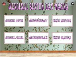 Belajar Bentuk dan Warna poster