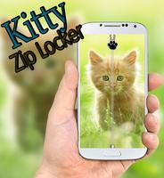 Kitty zip Locker Affiche