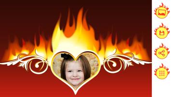 Fire Photo Frame 2015 Affiche