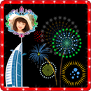 Dubai Firework Photo Frame aplikacja