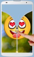 2 Schermata Smiley Love Zipper Lock