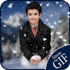 Snowfall on Photo:Gif Maker icono