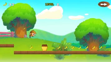Jungle Monkey Banana Adventure Ekran Görüntüsü 3