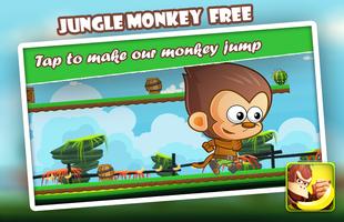 Jungle Run Monkey ポスター