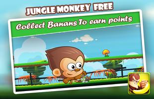 Jungle Run Monkey स्क्रीनशॉट 1