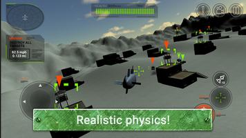 Flying Boat Submarine 3D Plakat