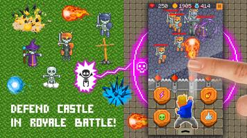 Pixel zone: Castle survive Affiche