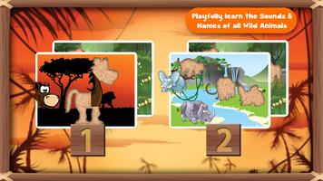 Jigsaw Wildlife Cartoon Kids! capture d'écran 2