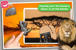 Kids Jigsaw Puzzle Wildlife اسکرین شاٹ 1