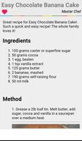 Banana Chocolate Recipes 📘 Cooking Guide Handbook capture d'écran 2