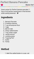 برنامه‌نما Banana Pancake Recipes 📘 Cooking Guide Handbook عکس از صفحه