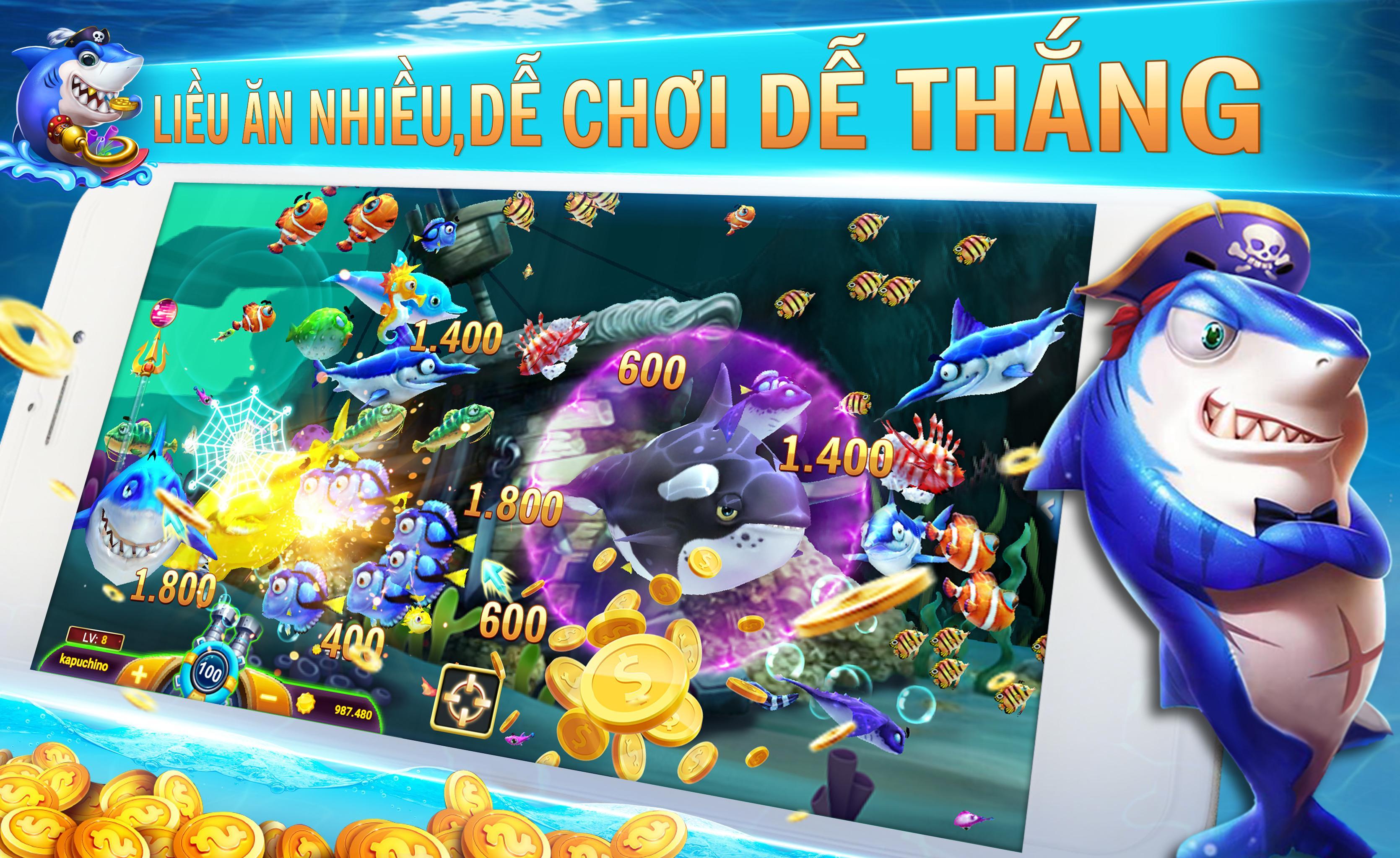 Thế Giới Bắn Cá 3d - Game bắn cá thắng xu online cho Android - Tải về APK