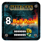 Icona Cheat Coins Free For 8 Ball Pool Prank VIP Pros