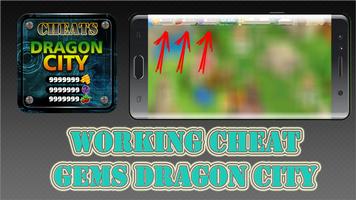Cheat Free Gems: Dragon City 2017 Prank App Games imagem de tela 1