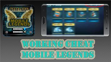 Diamond Cheats For Mobile Legends Game App Prank Affiche