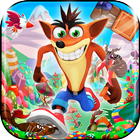 Bandicoot Adventure Games Crash أيقونة