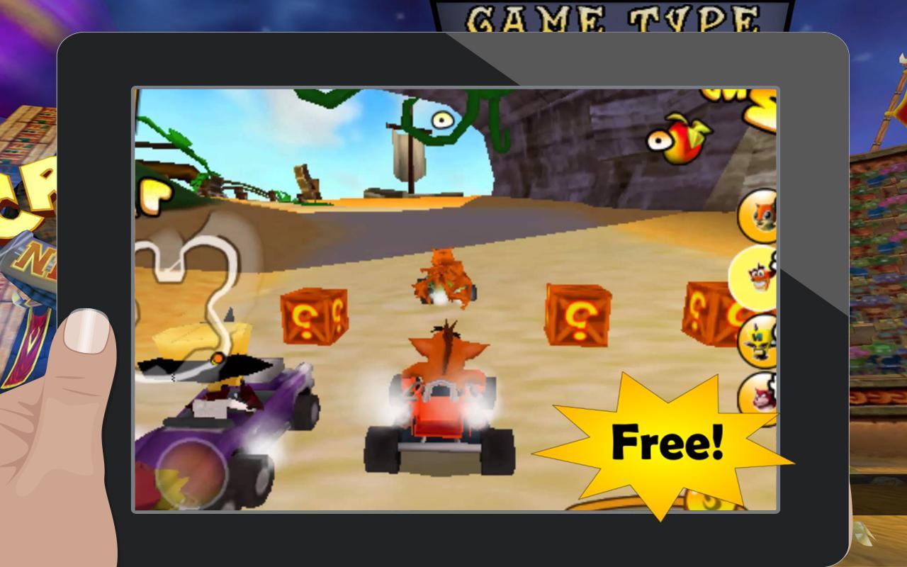 Crash Adventure Nitro Kart For Android Apk Download - nitro running simulator roblox