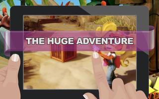 Super Bandicoot - The Huge Adventure โปสเตอร์