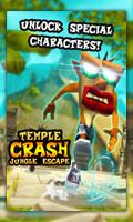 Temple Crash Jungle Escape Affiche