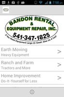 Bandon Rental and Equip Repair پوسٹر