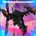 Space racing 3d game Riders icon
