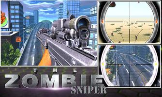 zombie Sniper - black hunter poster