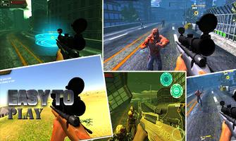zombie Sniper - black hunter स्क्रीनशॉट 2