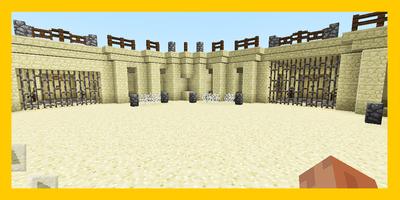 Real Man’s PvP Gladiator Battle. Map for MCPE Affiche