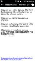 3 Schermata Hidden Camera - The Third Eye