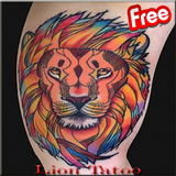 3D Lions Tattoo Design icône