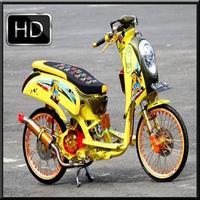 Modifikasi Thailook Honda Scoopy plakat