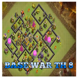 Base war COC th 8 new 2017
