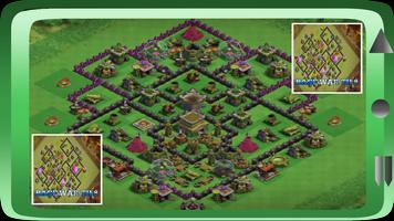 Base war COC th 8 new 2017 plakat