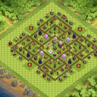 Base Coc Th Best complete Affiche