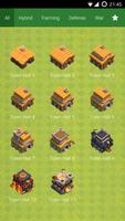 Base Layout for Clash of Clans Cartaz