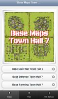 Base Map COC Town Hall 7 Affiche