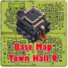 آیکون‌ Map Clash Of Clans Town Hall 9
