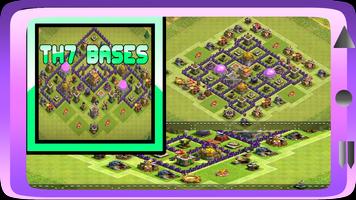 Bases Defense for Coc TH7 New 2017 Affiche
