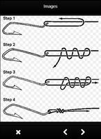 Basic fishing knots for beginners poster