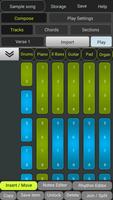 Music writer - Midi sequencer โปสเตอร์